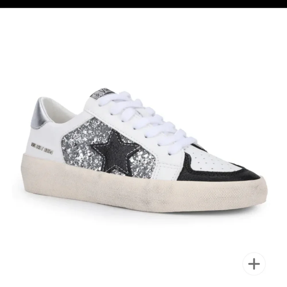 Vintage Havana White and Silver Sneakers Like New - Picture 4 of 17